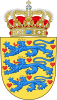 The National Coat of Arms of Denmark
